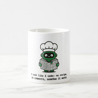 Café Taza de Coder Divertido — Cocino como Código