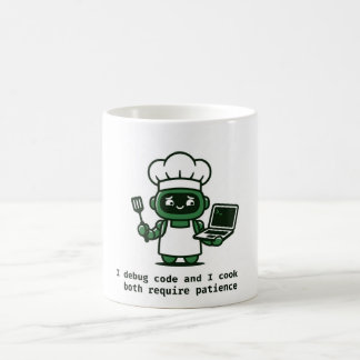 Café Taza de Coder Divertido — Depuro Código y Cino