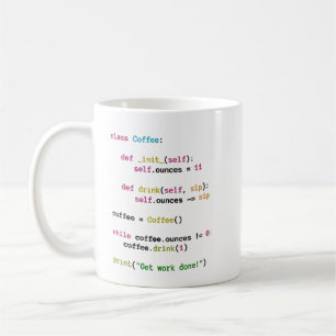 Café Taza de código de programación divertida para inge