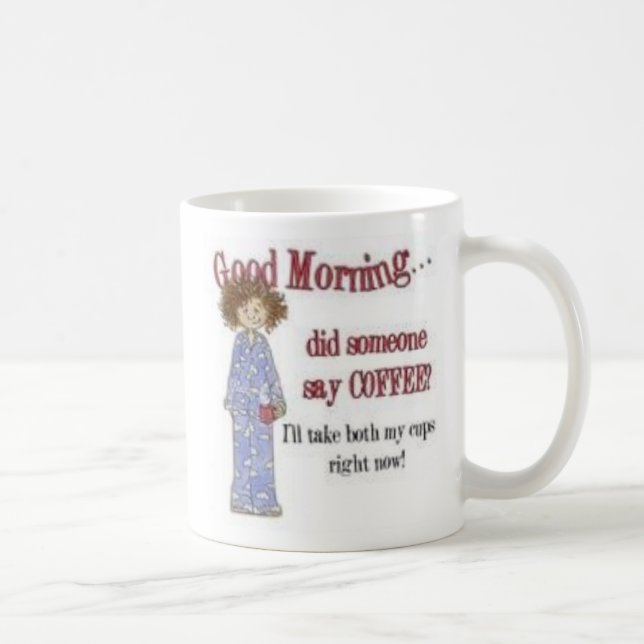 Café Taza de Coffe de la buena mañana (Derecha)