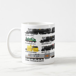 Café Taza de colección de trenes
