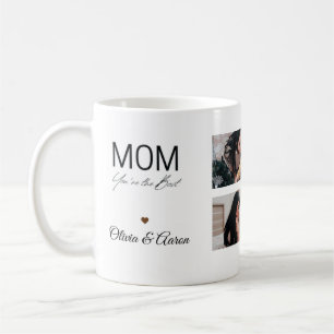 Café Taza de collage de fotos de la mejor mamá