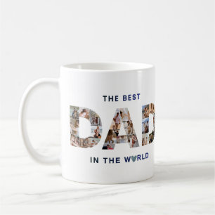 Café Taza de collage de fotos personalizadas para el Dí