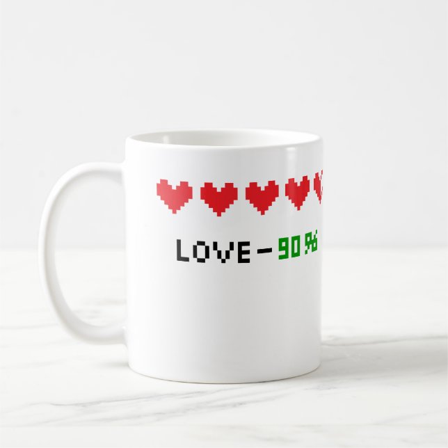 Café Taza de color Love 90 (Izquierda)