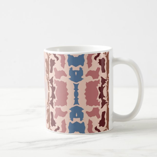 Café Taza de colores abstractos  (Derecha)