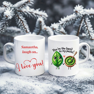 Café Taza De Comida De Dibujos Animados Divertida Regal