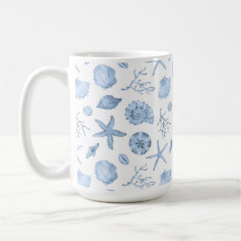 Café Taza de conchas de playa