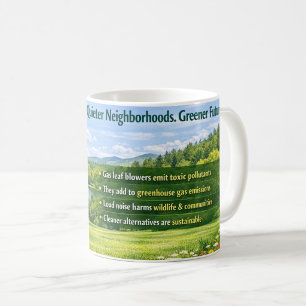 Café Taza de Conciencia Ecológica de Aire Limpio