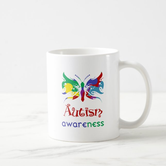 Café Taza de Concientización sobre Autismo (Derecha)