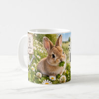 Taza de conejito de vida feliz