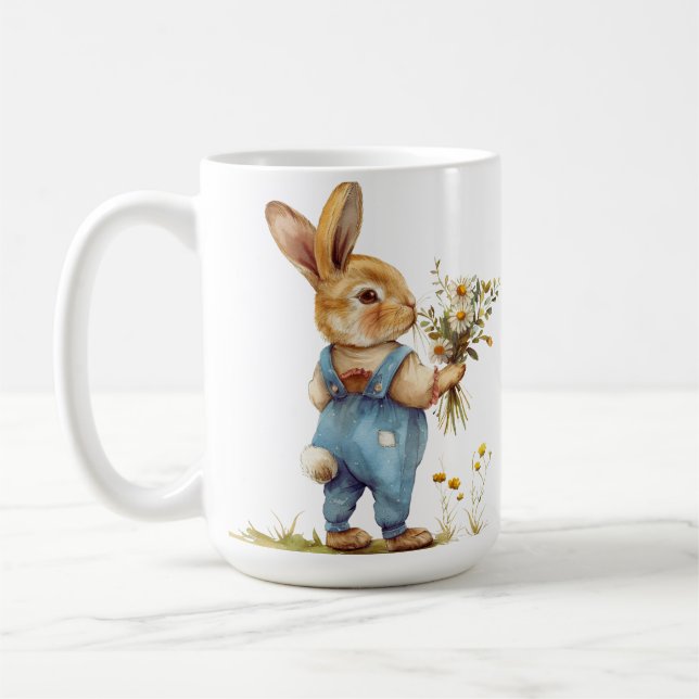 Café Taza de conejo del bosque: tu amigo del bosque (Izquierda)