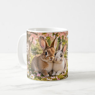 Café Taza de conejo Felices para Siempre