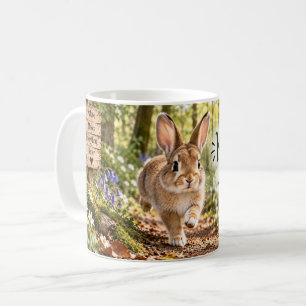 Café Taza de conejo 'Keep Calm & Hop On'