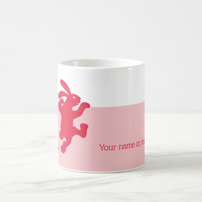 Café Taza de conejo realmente roja (Centro)