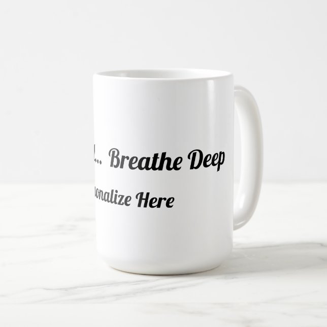 Café Taza de confianza en Dios (Anverso derecho)