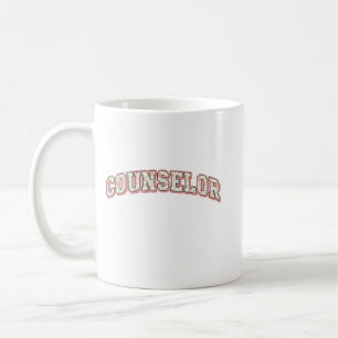 Café Taza de consejero floral, divertido consejero esco