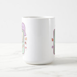 Café Taza de consola de juegos pastel kawaii fantasma