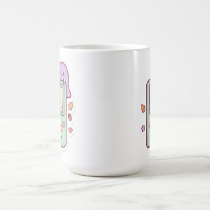 Café Taza de consola de juegos pastel kawaii fantasma