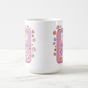 Café Taza de consola portátil retro Kawaii Pastel