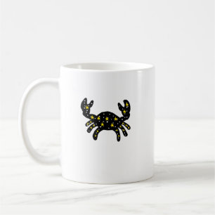 Café Taza de constelación zodiacal de cangrejo de galax