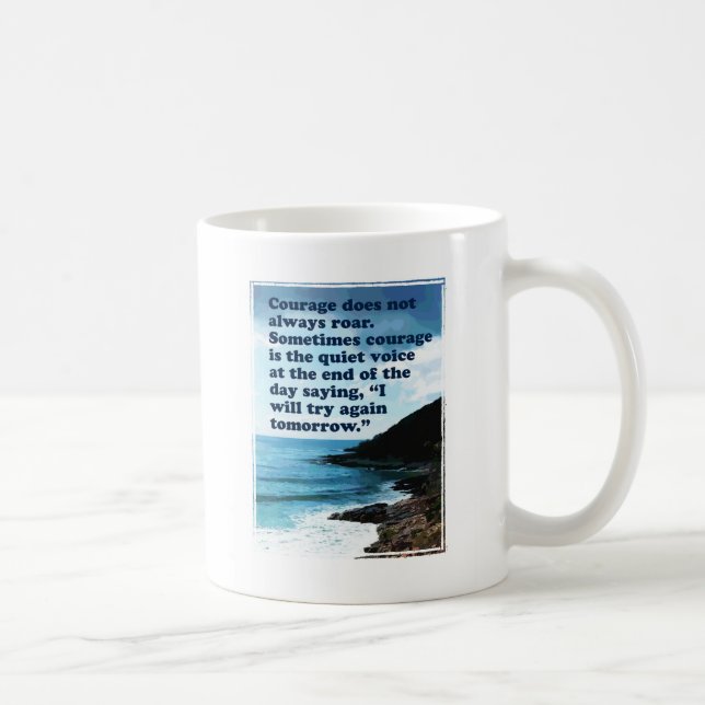 Café Taza de Coraje No Siempre Ruge (Derecha)