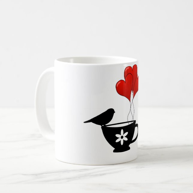 Café Taza de Corazones (Anverso izquierdo)