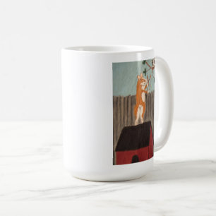 Café Taza de Corgi Travieso