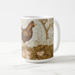 Café Taza de corral de gallinas