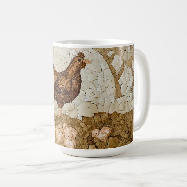 Café Taza de corral de gallinas (Anverso derecho)