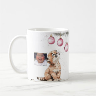Café Taza de cougar de cerámica mate de 11oz