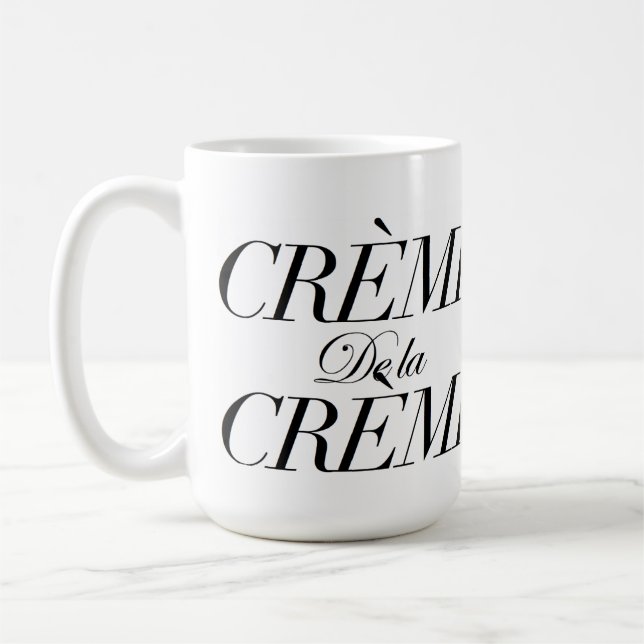 Café Taza de Creme de la Creme Jumbo (Izquierda)