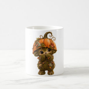 Café Taza de criatura del bosque de calabaza linda – Ot