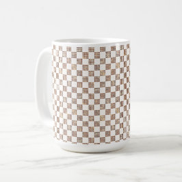 Café Taza de cuadros inspirada en el Imperio Francés