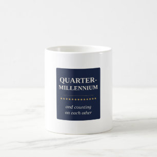 Café Taza de Cuarto de Milenio y Contando el Uno al Otr