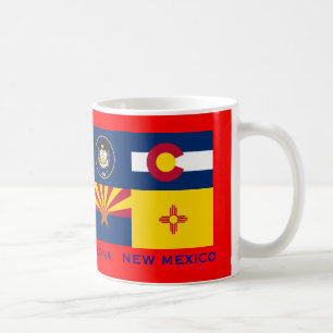 Café Taza de cuatro banderas de Corners*