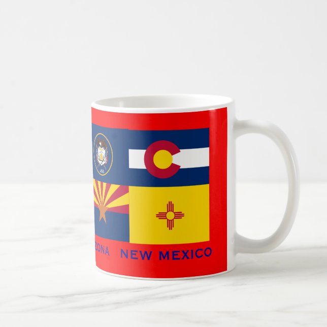 Café Taza de cuatro banderas de Corners* (Derecha)
