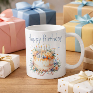Café Taza de cumpleaños 