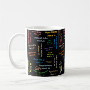 Café Taza de Cumpleaños 14 de Marzo