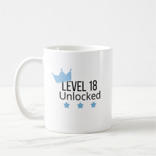 Café Taza de cumpleaños azul desbloqueada nivel 18