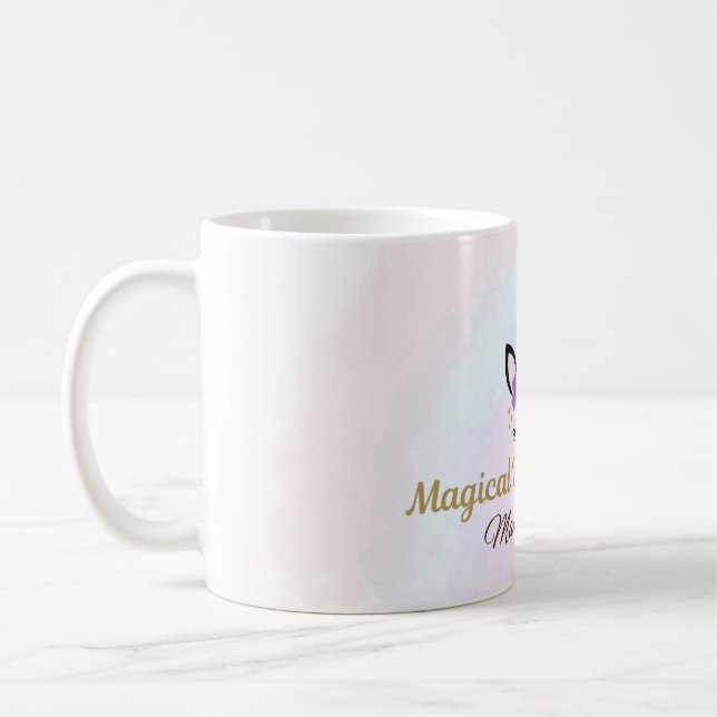 Café Taza de cumpleaños de unicornio (Izquierda)