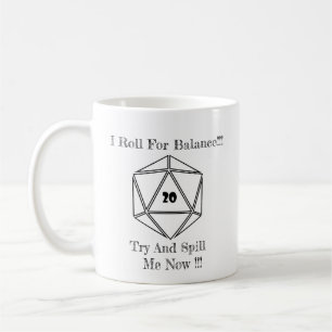 Café Taza de D20 Unspillable