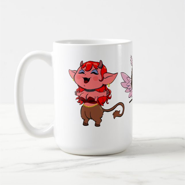 Café Taza de Damas Mitológicas Encantadoras (Izquierda)