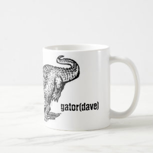 Café taza de dave del cocodrilo