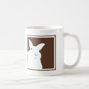 Café Taza de desaprobación de los conejos de Brown