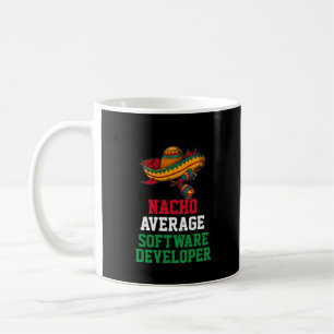 Café Taza de desarrollador de software promedio Nacho