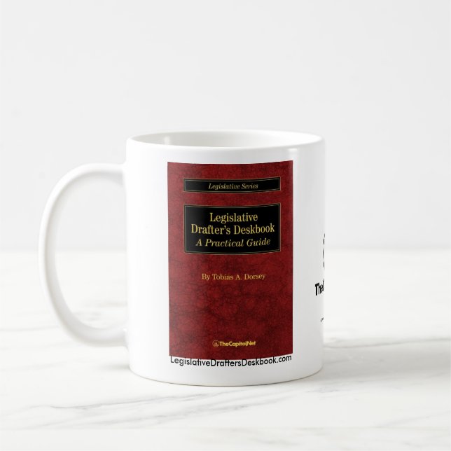 Café Taza de Deskbook del redactor legislativo (Izquierda)