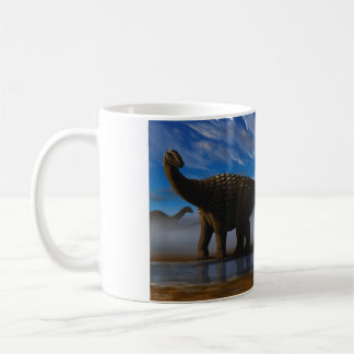 Café Taza de Diamantinasaurus y de Australovenator