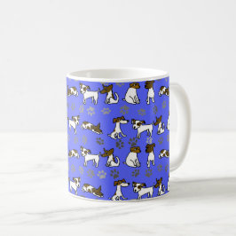 Café Taza de dibujos animados de Jack Russell Terrier