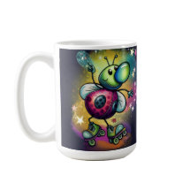 Taza de Disco de Patinaje de Mariquita