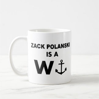 Café Taza de diseño de ancla Zack Polanski divertida mi